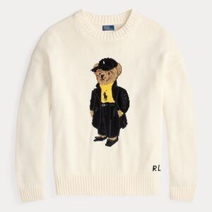 Ralph Lauren Cream Bear Sweater for women